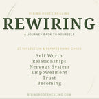 Product Title  Rewiring: A Journey Back to Yourself | Digital Healing Workbook & Printable Reflection Card Deck
