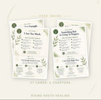 Product Title  Rewiring: A Journey Back to Yourself | Digital Healing Workbook & Printable Reflection Card Deck